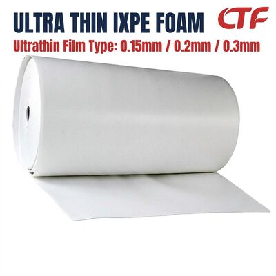 ผนังกันน้ําที่รองรับด้วยยางยางขนาด 0.15mm 0.2mm 0.3mm สําหรับเทปและอุตสาหกรรมอิเล็กทรอนิกส์
