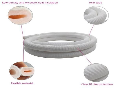 IXPE PE FOAM TUBE ติดสายทองแดงกันหนาวสําหรับ A / C แบ่งขนาดเล็ก