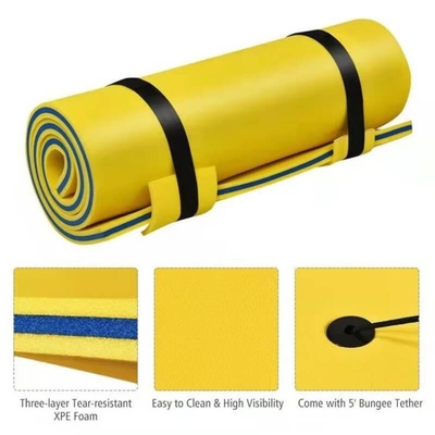 สีหลากหลาย XPE Foam Floating Mat 3 ชั้น กันน้ํา น้ําหนักเบา บริการ OEM / ODM มี