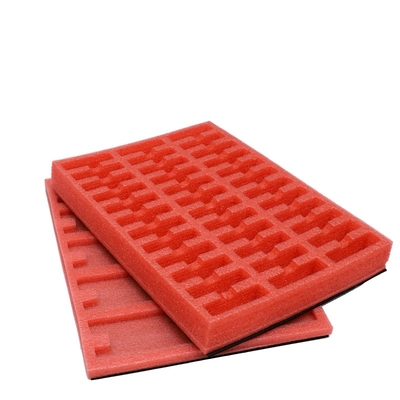 กล่องตัดแบบเจาะเจาะ IXPE Foam Insert Shock Absorbing PE Packing Foam สําหรับ PCB
