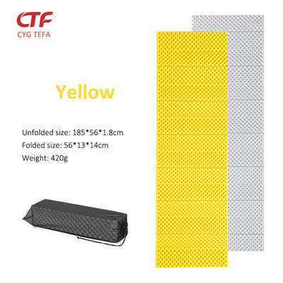 อยู่สบายๆทุกที่ หนังอัลลูมิเนียมเบาและทนทาน XPE IXPE หม้อนอน Mat Camping Pad