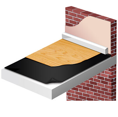 IXPE Foam Floor Underlayment Sound Absorbing Moisture Resistant Cushion for PVC SPC Vinyl Floor เหมาะสําหรับอพาร์ทเม้นท์ โรงแรมและโรงพยาบาล