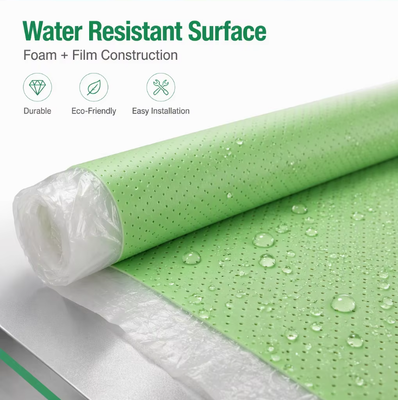 IXPE Foam Floor Underlayment Sound Absorbing Moisture Resistant Cushion for PVC SPC Vinyl Floor เหมาะสําหรับอพาร์ทเม้นท์ โรงแรมและโรงพยาบาล