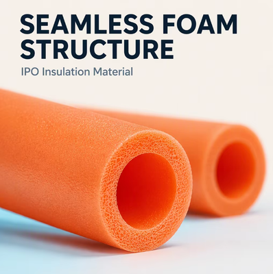 Flame Retardant IPO Seamless Cross Linked Polyolefin Foam Insulation Pipe for HVAC Air Conditioning Duct Welding Pipe and Kitchen Applications