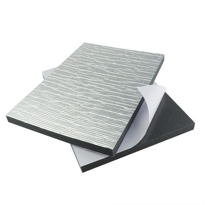 XPE Insulation Foam 10mm 12mm 25mm แผ่นอัลลูมิเนียมที่ติดอยู่